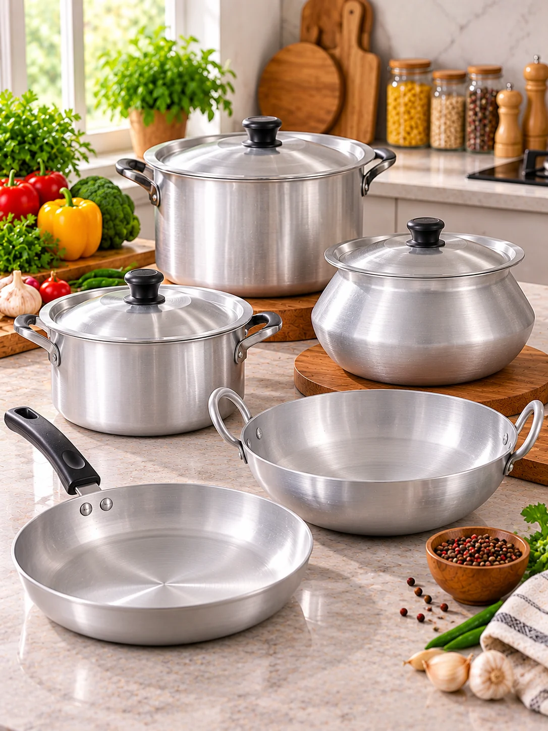 Aluminium Cookware supplied by N&T E-commerce