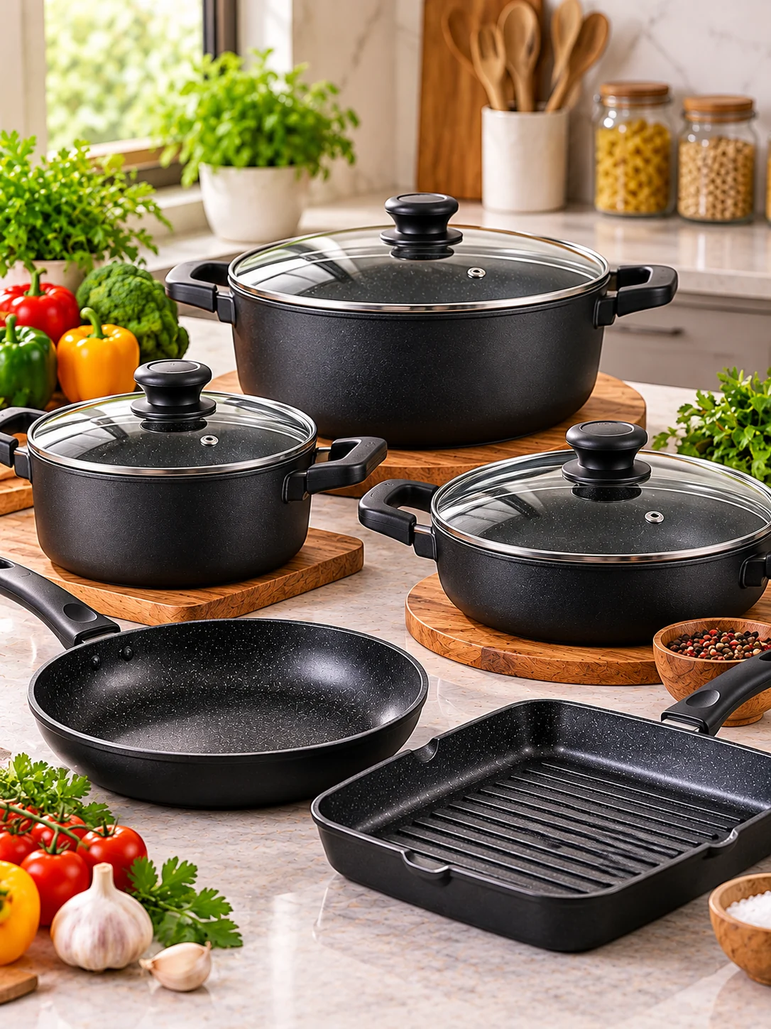 Casting Non Stick Cookware supplied by N&T E-commerce