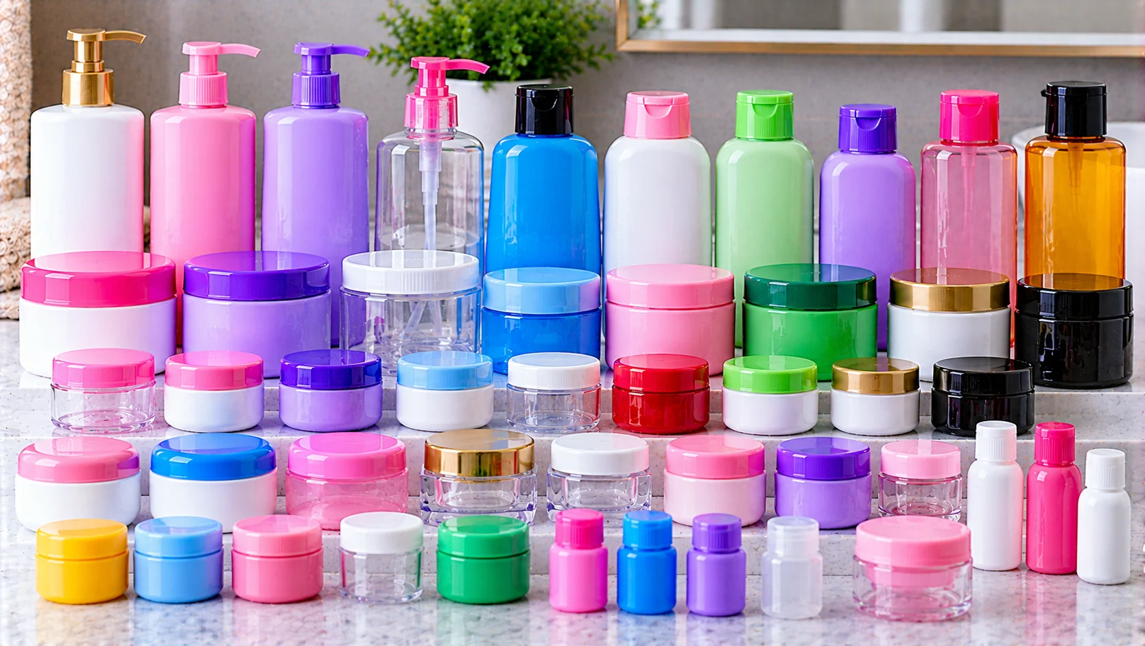 Cosmetic Bottles supplied by N&T E-commerce