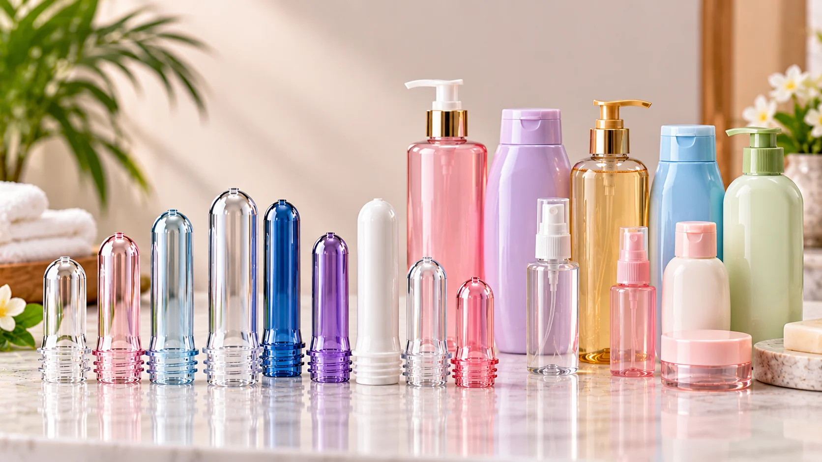 Cosmetic and Personal Care Preforms supplied by N&T E-commerce