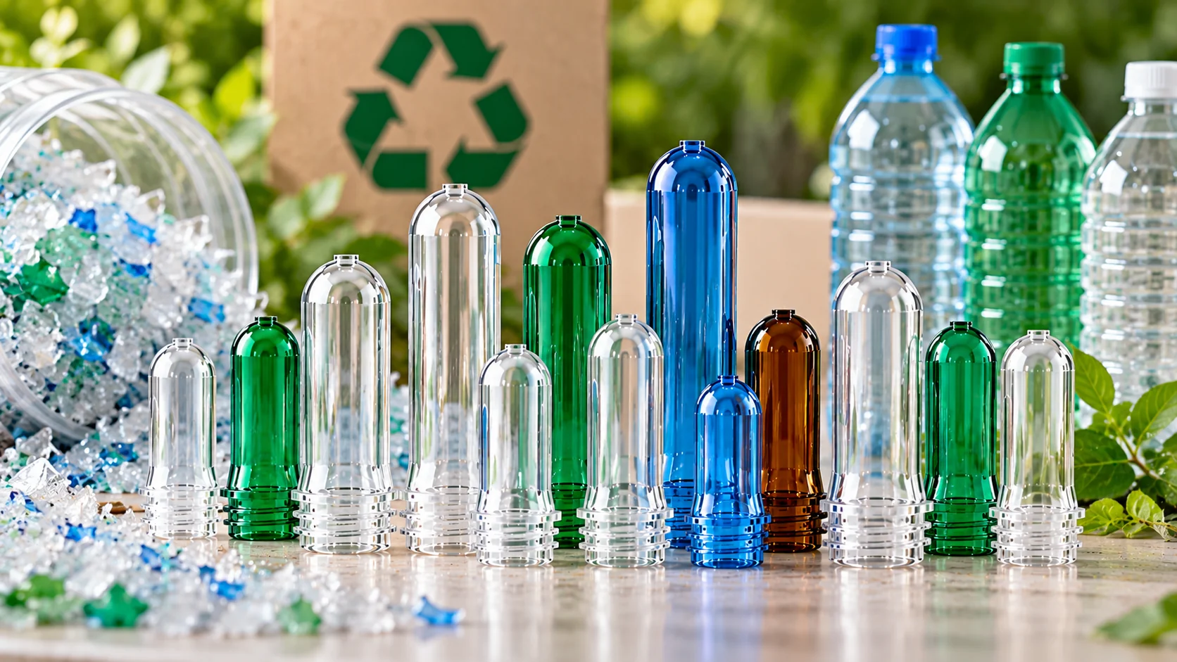 Biodegradable & Recycled PET Preforms supplied by N&T E-commerce