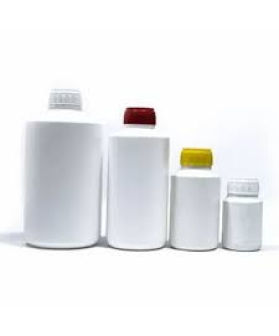 Mono-shaped HDPE plastic bottle