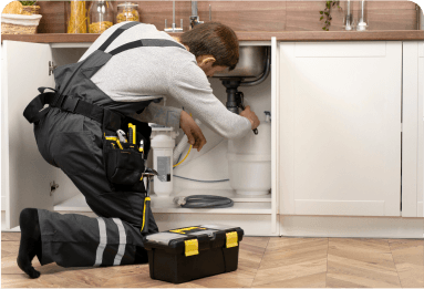 Plumbing pipes, valves, water heaters and tools