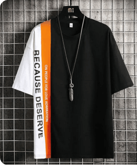 Cotton T-shirts in assorted colours