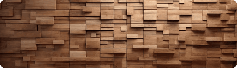 3D wood tiles exported by N&T E-commerce