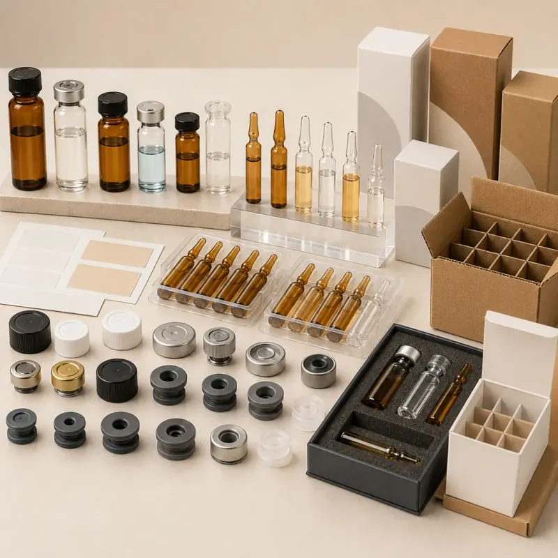 Custom Vial & Ampoule Supply for Eldoret, Kenya Custom glass vials and ampoules in multiple sizes with closure and packaging options for buyers in Eldoret, Kenya