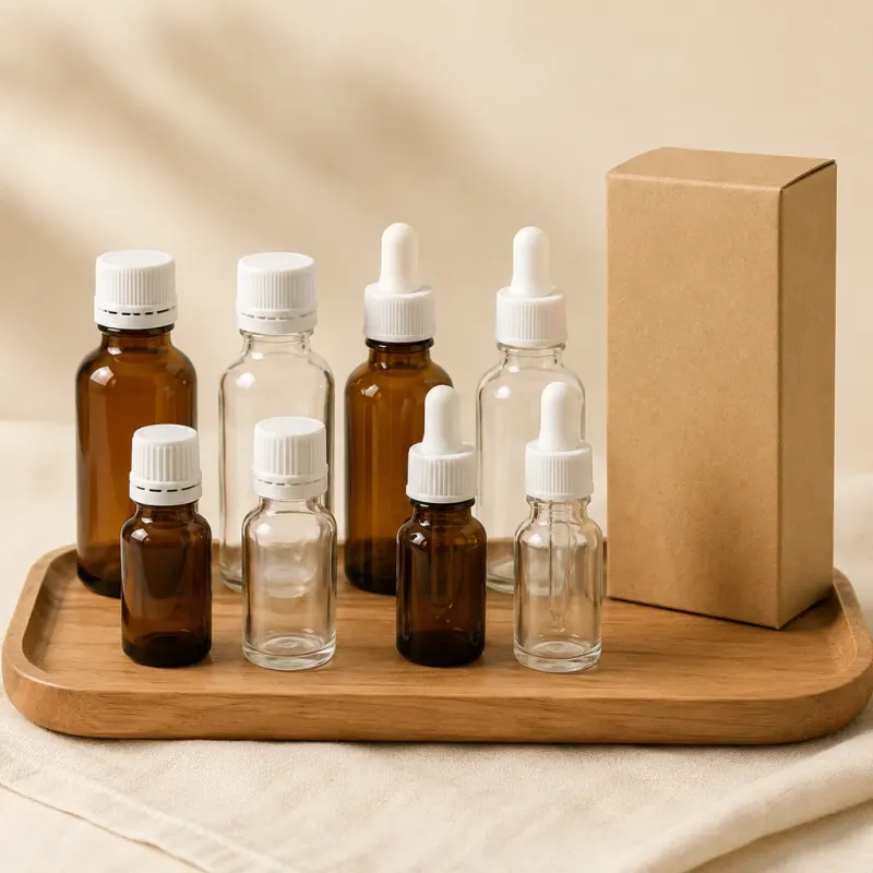Homeopathic glass bottles for liquid remedies and herbal medicines in Tonga