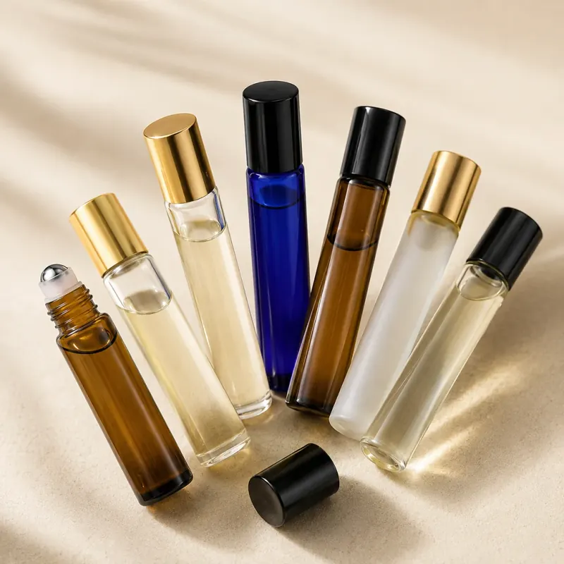 Roller Bottles for Namibia Glass roller bottles with roll-on applicators for essential oils and fragrance blends in Namibia