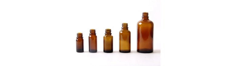 Amber Dropper Bottles Export from India