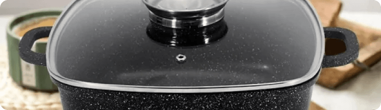 Casting non stick cookware exported by N&T E-commerce