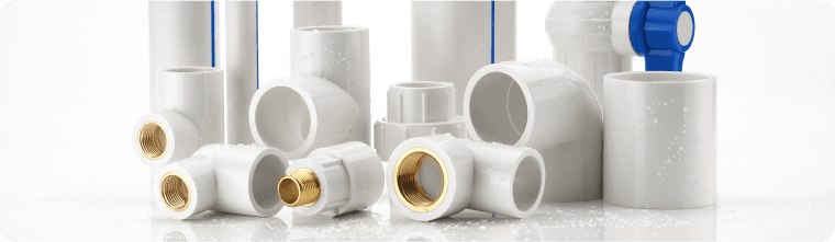 Plumbing fittings including elbows, tees, couplings and unions supplied by N&T E-commerce