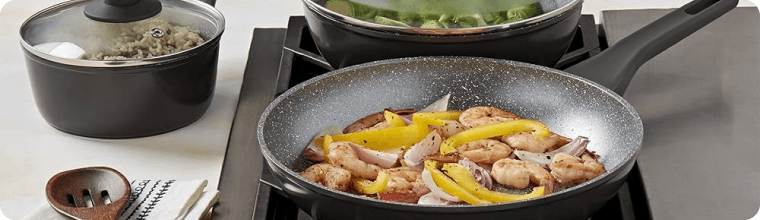 Forged non stick cookware supplied by N&T E-commerce
