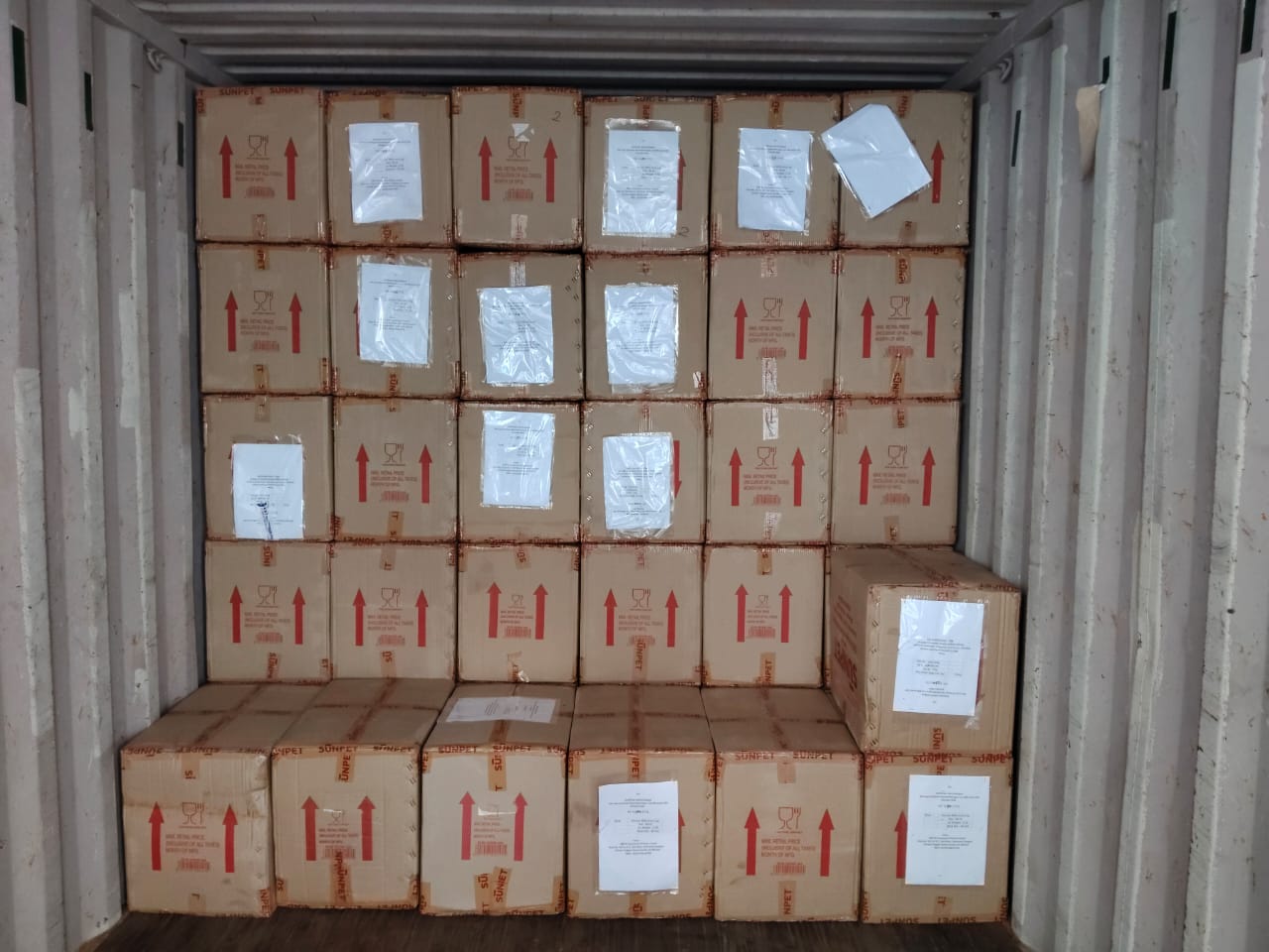 Glass bottle export packing for Greece - view 10