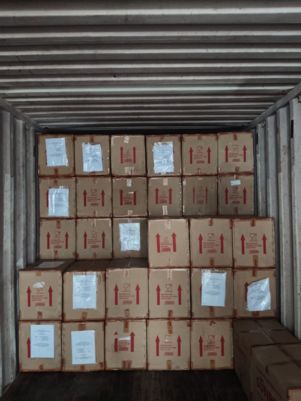 Glass bottle export packing for Greece - view 15