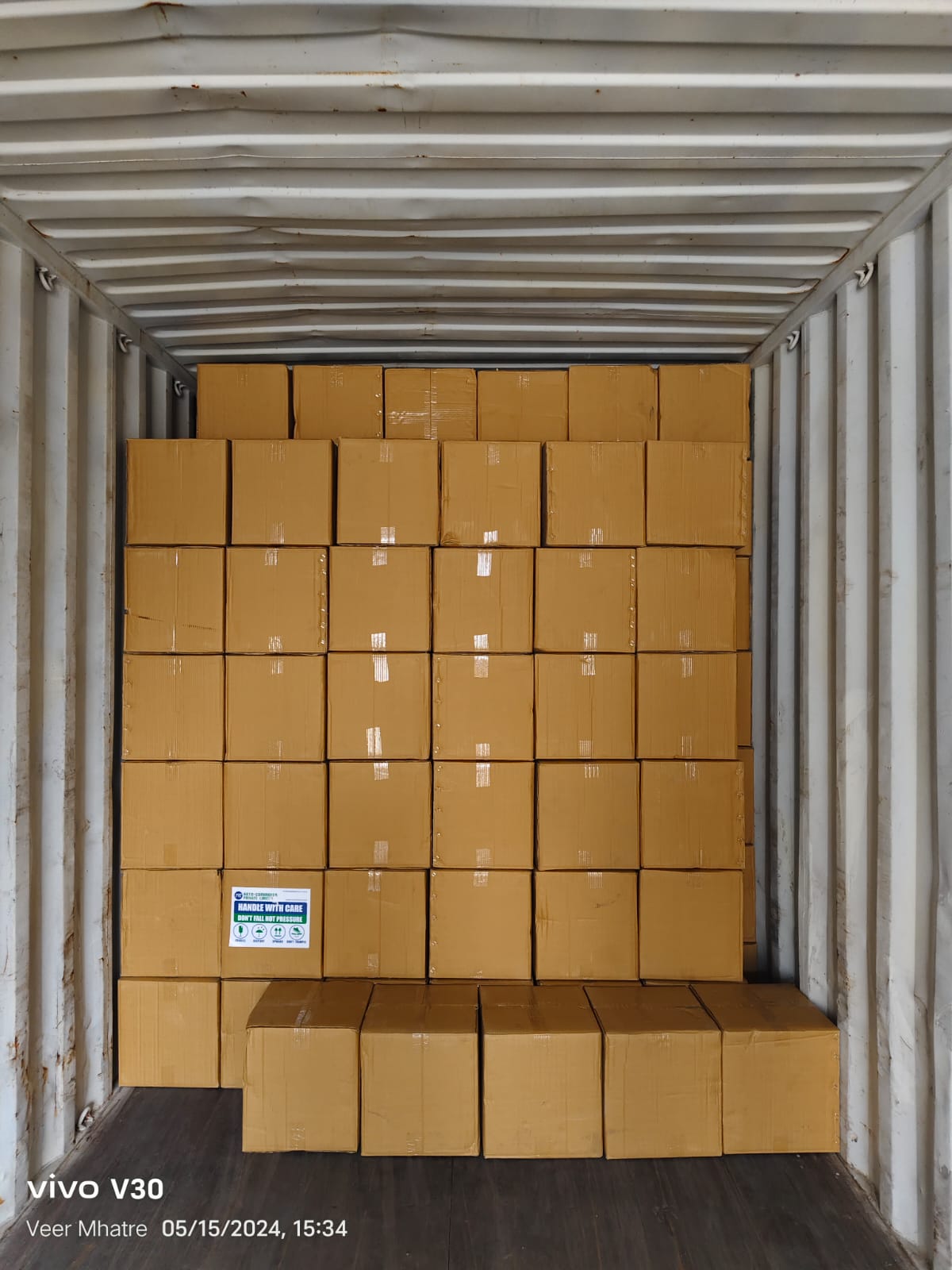 Glass bottle export packing for Greece - view 6