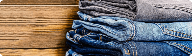 Denim jeans exported by N&T E-commerce
