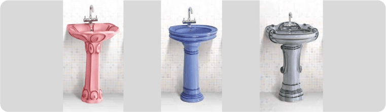 Rustic sanitaryware set series supplied by N&T E-commerce