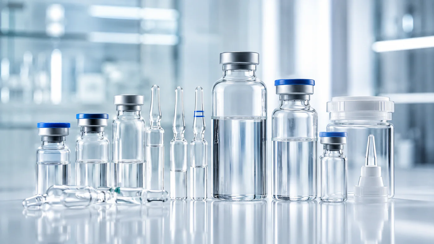 Serum glass bottles with droppers for skincare packaging