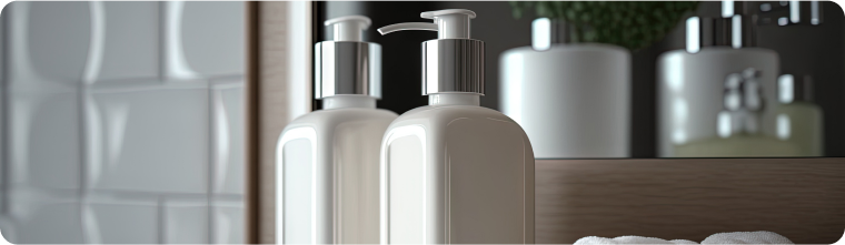 Shampoo and Conditioner Bottles