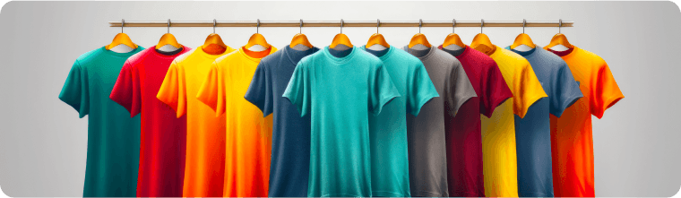 T-shirts exported by N&T E-commerce