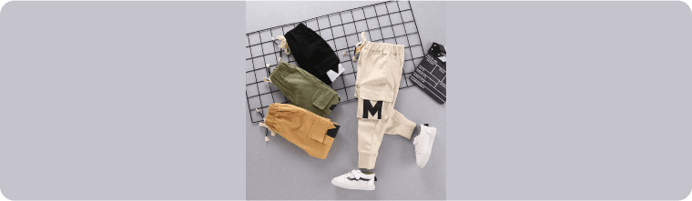 Trousers and cargo pants supplied by N&T E-commerce